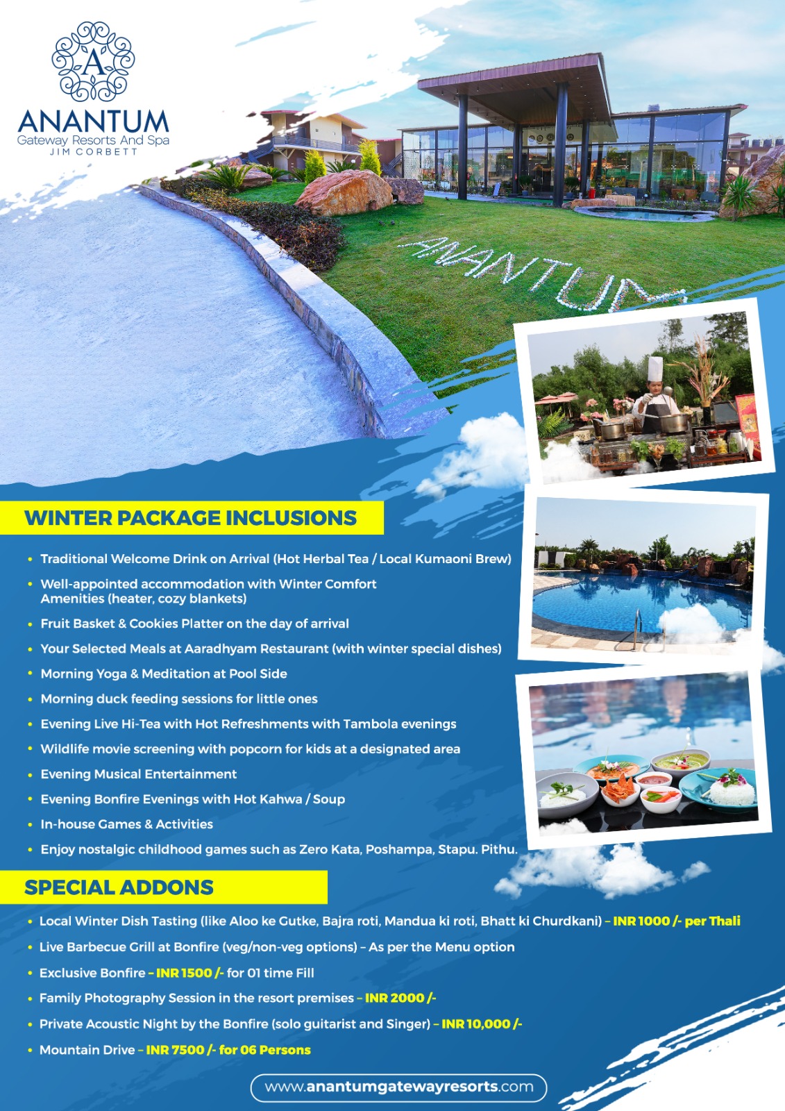 winter holiday packages in Jim Corbett