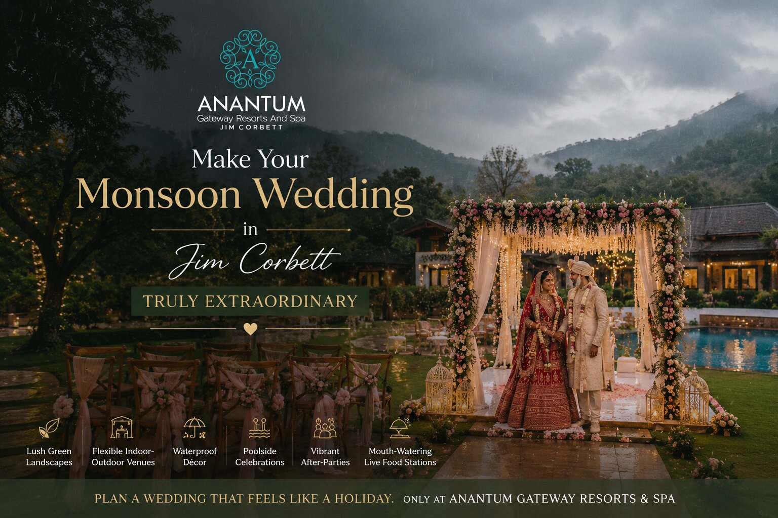 Monsoon Wedding in Corbett