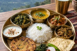 Local Kumaoni Thali